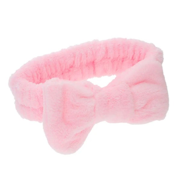 Vincha Skincare Moño Rosa