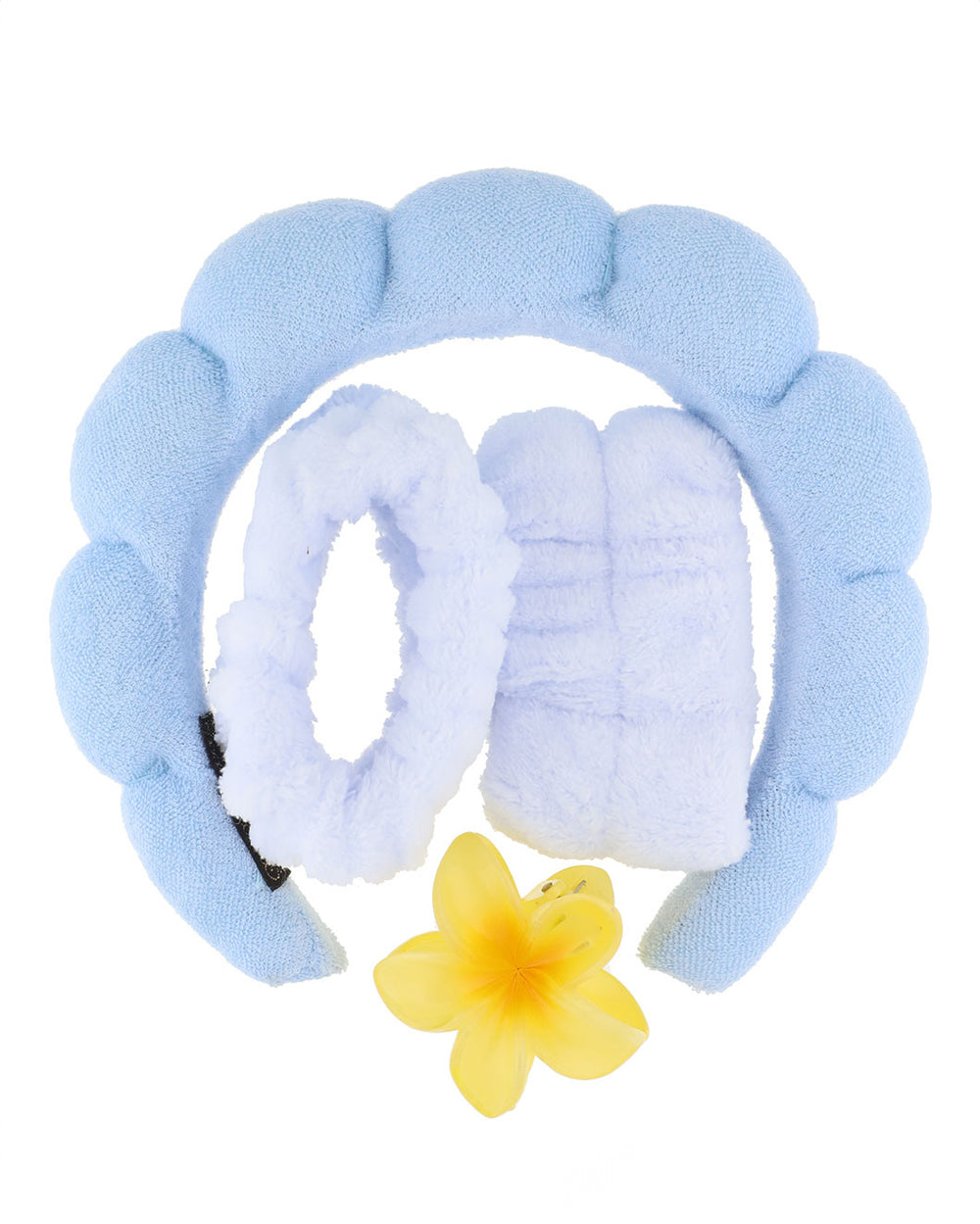 Set Chloe | Vincha + Muñequeras + Broche
