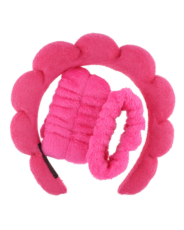Set Cotton | Vincha + Muñequeras Rosa