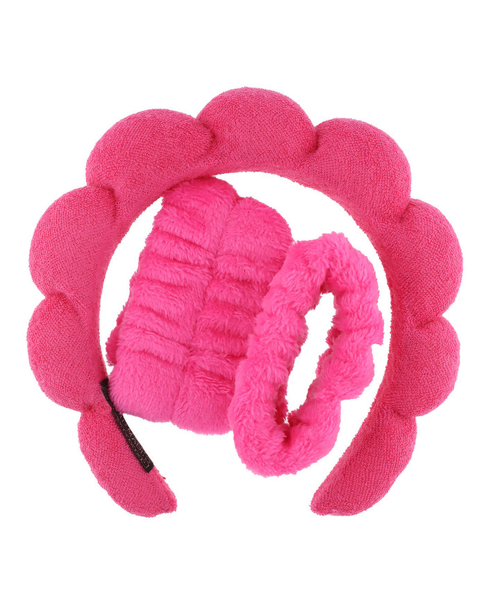 Set Cotton | Vincha + Muñequeras Rosa