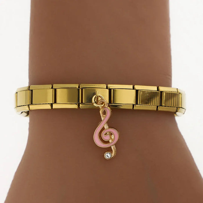 Pulsera Italiana Karina | Acero Dorado