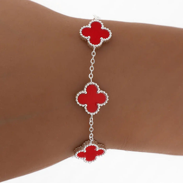 Pulsera Cleff Acero Blanco