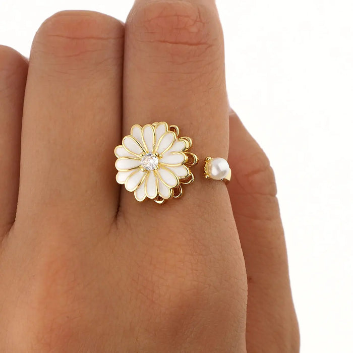Anillo Siena | Acero Dorado (Anti Estrés