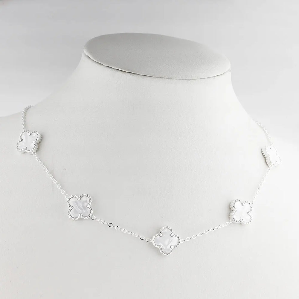 Colgante Kaia Nacar | Acero Blanco