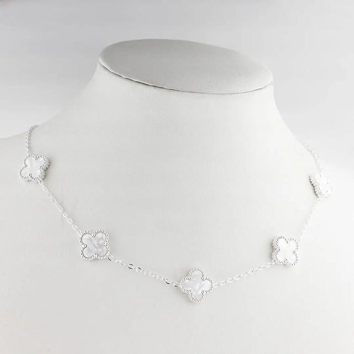 Colgante Kaia Nacar | Acero Blanco