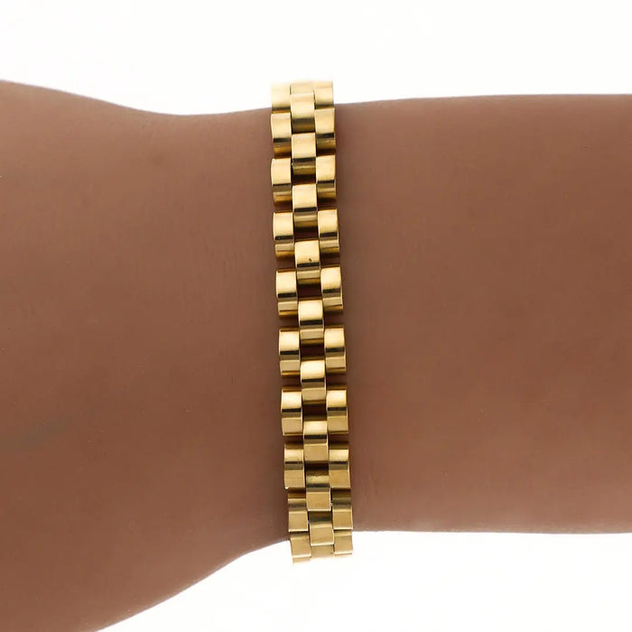 Pulsera Acero Dorado