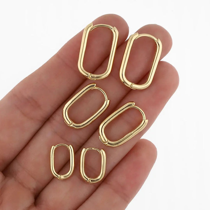 SET AROS DORADOS BIJOU  3 PARES