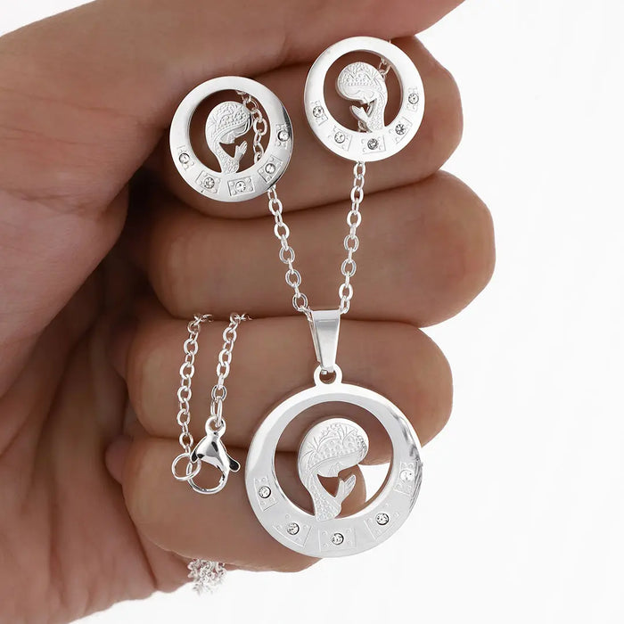Conjunto Maya | Acero Blanco