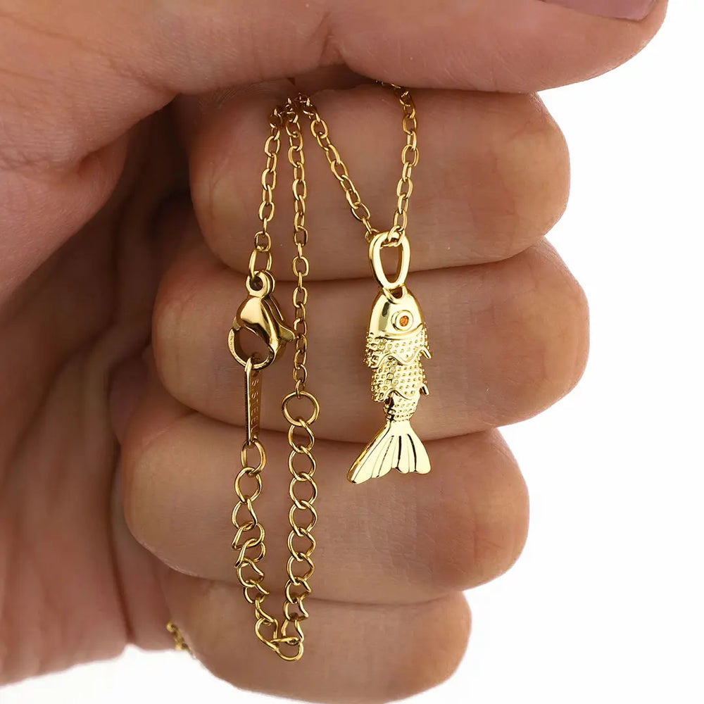 Colgante Mia | Acero Dorado