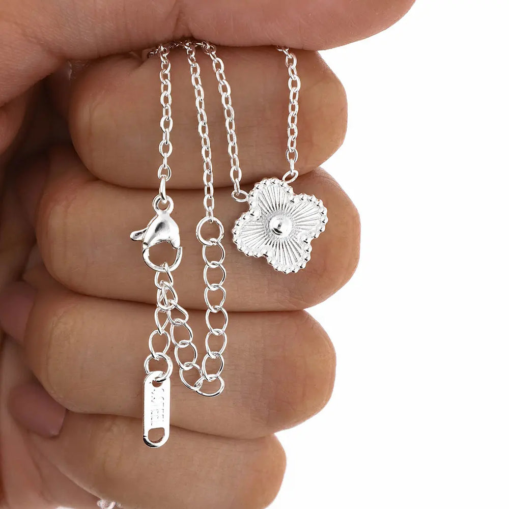 Colgante Cleff Acero Blanco