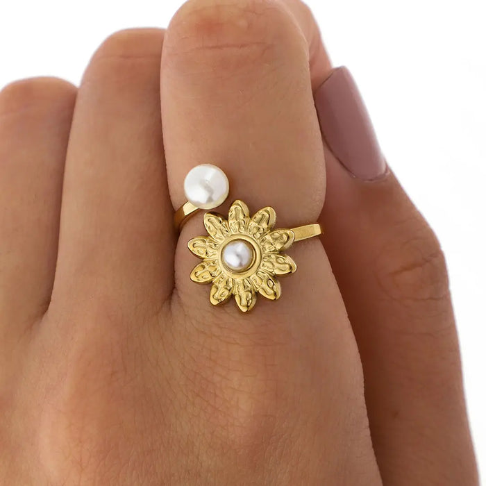 Anillo Nola | Acero Dorado