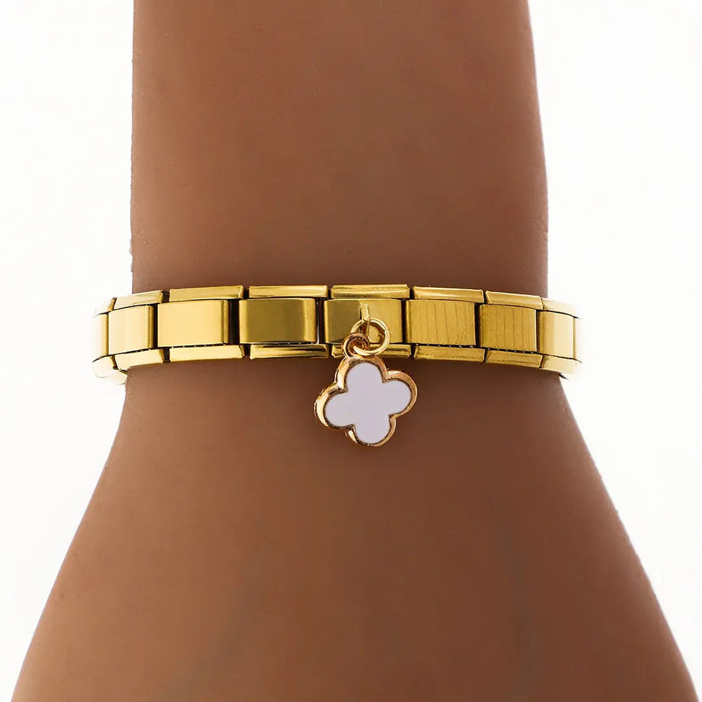 Pulsera Italiana Keira | Acero Dorado